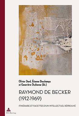Couverture cartonnée Raymond de Becker (1912-1969) de 