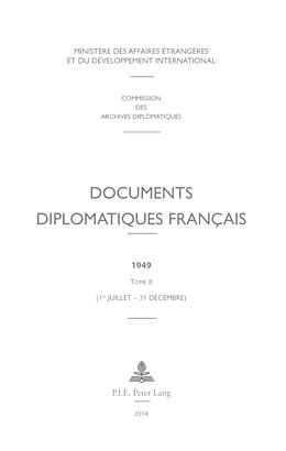 Livre Relié Documents diplomatiques français de 