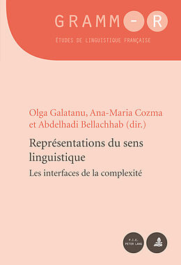 Couverture cartonnée Représentations du sens linguistique de 