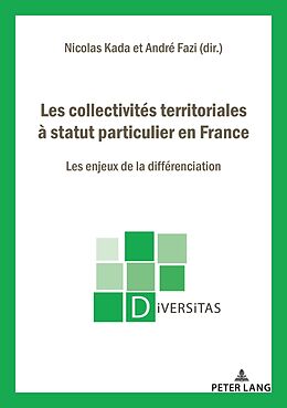 Couverture cartonnée Les collectivités territoriales à statut particulier en France de 