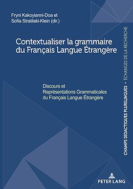 eBook (pdf) Contextualiser la grammaire du Français Langue Étrangère de 