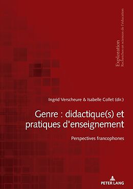 Couverture cartonnée Genre : didactique(s) et pratiques d'enseignement de 