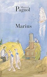 Couverture cartonnée Marius, französische Ausgabe de Marcel Pagnol