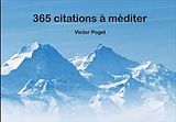 Couverture cartonnée 365 citations à méditer de Victor Poget