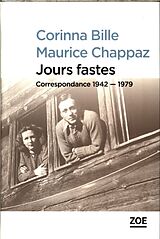 Couverture cartonnée Jours fastes de Corinna Bille, Maurice Chappaz