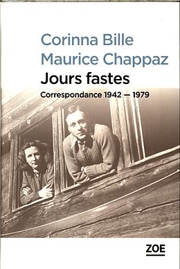 Couverture cartonnée Jours fastes de Corinna Bille, Maurice Chappaz