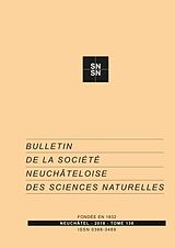 Livre Relié Bulletin de la Société Neuchâteloise des Sciences Naturelles: No 138 de 