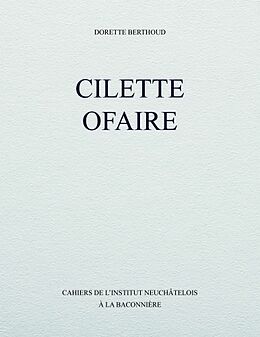 Livre Relié Cilette Ofaire de Dorette Berthoud