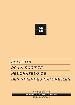 Livre Relié Bulletin de la Société Neuchâteloise des Sciences Naturelles: No 139 de 