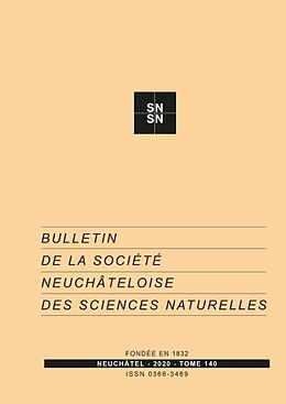 Livre Relié Bulletin de la Société Neuchâteloise des Sciences Naturelles: No 140 de 