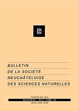 Livre Relié Bulletin de la Société Neuchâteloise des Sciences Naturelles: No 135 de 