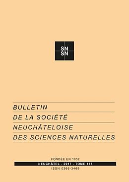 Livre Relié Bulletin de la Société Neuchâteloise des Sciences Naturelles: No 137 de 