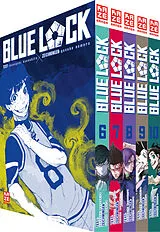 Kartonierter Einband Blue Lock Band 6-10 im Sammelschuber von Yusuke Nomura