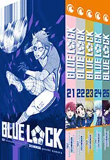 Kartonierter Einband Blue Lock  Band 21-25 im Sammelschuber von Muneyuki Kaneshiro