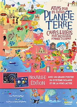 Livre Relié PLANÈTE TERRE - ATLAS POUR LES ENFANTS - NOUVELLE ÉDITION de Enrico Lavagno