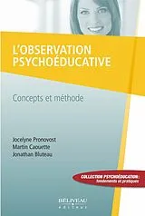 E-Book (epub) L'observation psychoeducative von Jocelyne Pronovost Jocelyne Pronovost