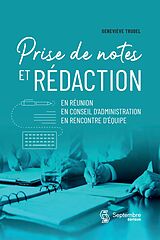 eBook (pdf) Prise de notes et rédaction de Trudel Genevieve Trudel