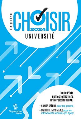 eBook (pdf) Guide Choisir - Universite 2024 de Editeur Septembre editeur