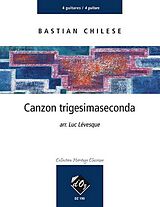 Bastian Chilese Notenblätter Canzon trigesimaseconda pour