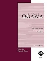 Takashi Ogawa Notenblätter Thème varié et final pour 2 guitares