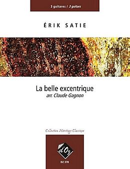 Erik Satie Notenblätter La belle excentrique pour 3 guitares