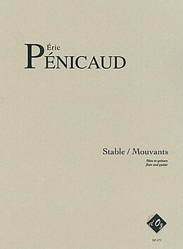 Éric Pénicaud Notenblätter Stable Mouvants pour flûte et guitare