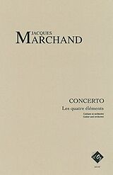 Jacques Marchand Notenblätter Concerto Les quatre éléments