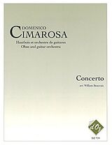 Domenico Cimarosa Notenblätter Concerto for oboe and guitar orchestra