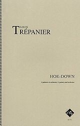Louis Trépanier Notenblätter Hoe-Down pour 4 guitares et orchestre
