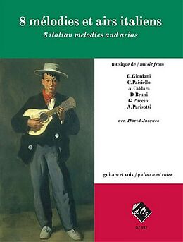  Notenblätter 8 Mélodies et Airs Italiens