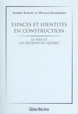 eBook (pdf) Espaces et identites en construction de Andree Fortin