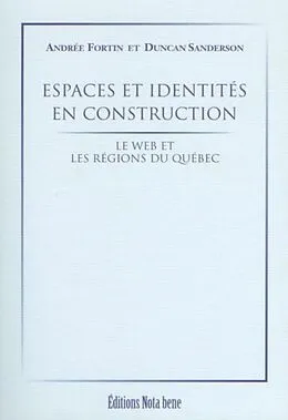 E-Book (pdf) Espaces et identites en construction von Andree Fortin