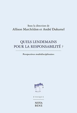 eBook (pdf) Quels lendemains pour la responsabilite ? de Marchildon Allison Marchildon, Smiley Marion Smiley, Strydom Piet Strydom