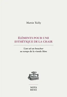 PDF Éléments pour une esthétique de la chair von Tailly Martin Tailly