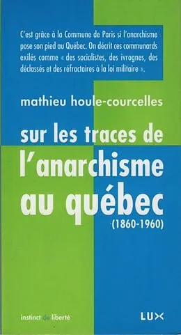 E-Book (epub) Sur les traces de l'anarchisme au Quebec von 