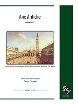  Notenblätter Arie antiche vol.1 for voice and guitar