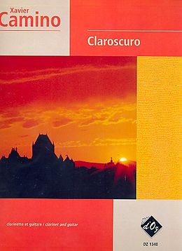 Xavier Camino Notenblätter Claroscuro für Klarinette und Gitarre