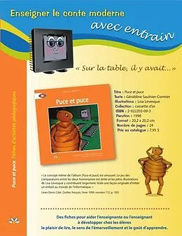 E-Book (pdf) Puce et puce - Fiches d'activites pedagogiques von Marguerite Maillet