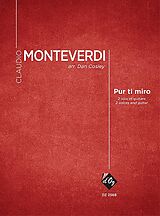 Claudio Monteverdi Notenblätter Pur ti miro