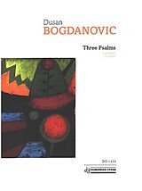 Dusan Bogdanovic Notenblätter 3 Psalms