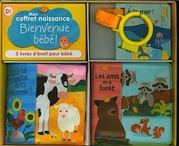 Coffret Mon coffret naissance : Bienvenue bébé ! : 3 livres d'éveil pour bébé de Corinne Delporte