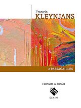 Francis Kleynjans Notenblätter 2 Passacailles