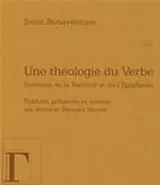 PDF Une theologie du verbe von Annie Verten