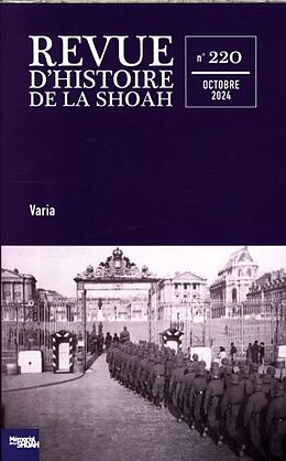 Revue Revue d'histoire de la Shoah, n° 220. Varia de Revue