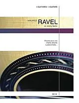 Maurice Ravel Notenblätter Pavane pour un infante defunte und