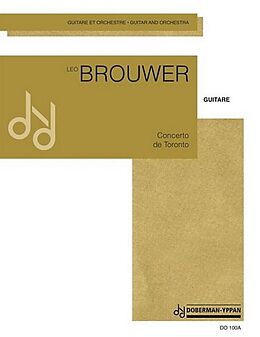 Leo Brouwer Notenblätter Concerto de Toronto