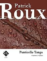 Patrick Roux Notenblätter Ponticello Tango pour 4 guitares