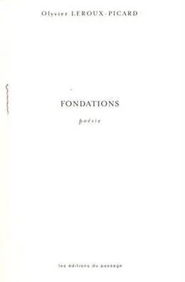 E-Book (pdf) Fondations von Olivier Lerouy-Picard Olivier Lerouy-Picard