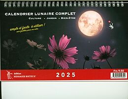 Broché Calendrier lunaire complet 2025 de 