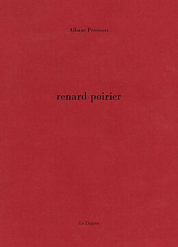 Broché Renard poirier de Albane Prouvost